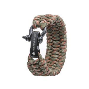 The Friendly Swede Braccialetto di Sopravvivenza Trilobite in Paracord 
